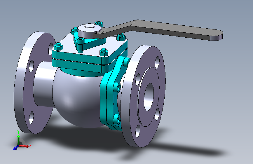 法兰连接球阀[40]