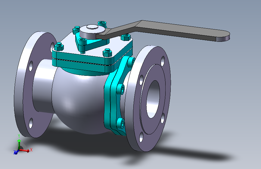 法兰连接球阀[65]