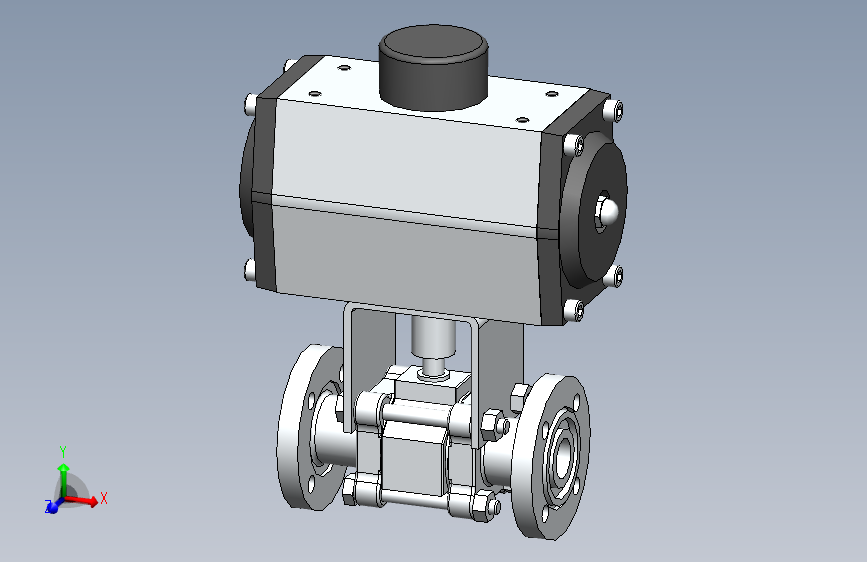 DN16气动真空球阀(宁波仪表)