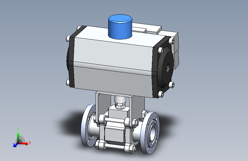 DN25气动真空球阀(宁波仪表)
