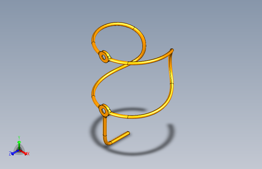 中空3D打印水壶架