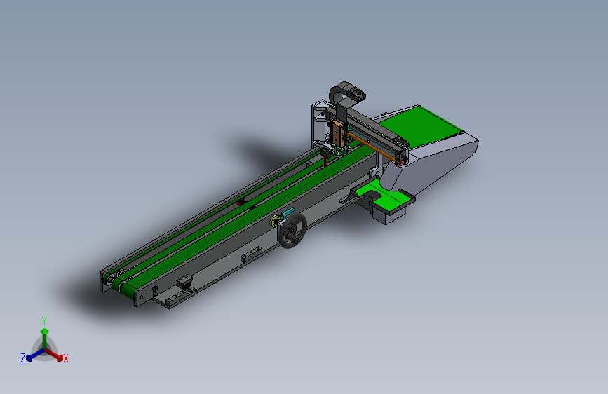 手动调宽皮带输送机