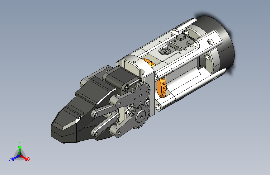 斜置齿轮箱机械臂