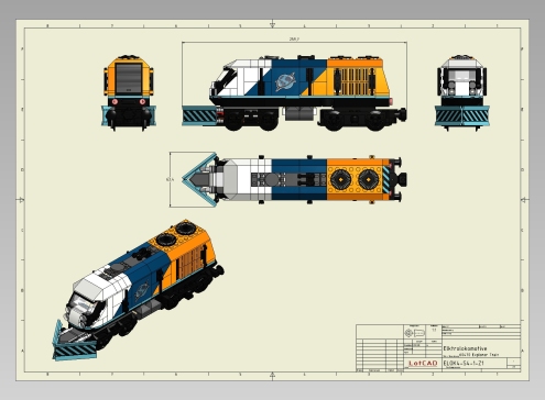列车头拼装模型玩具