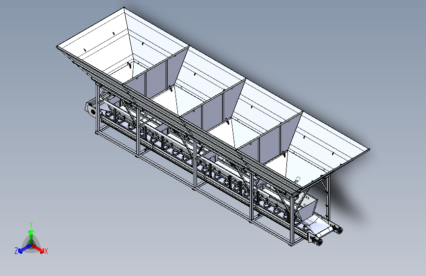 4 台 13 立方米料仓