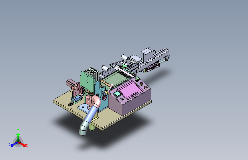 工业物联网网关端子自动插压成型机