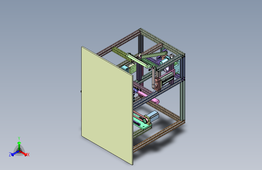 光伏组件边框桁架式装配机TA300