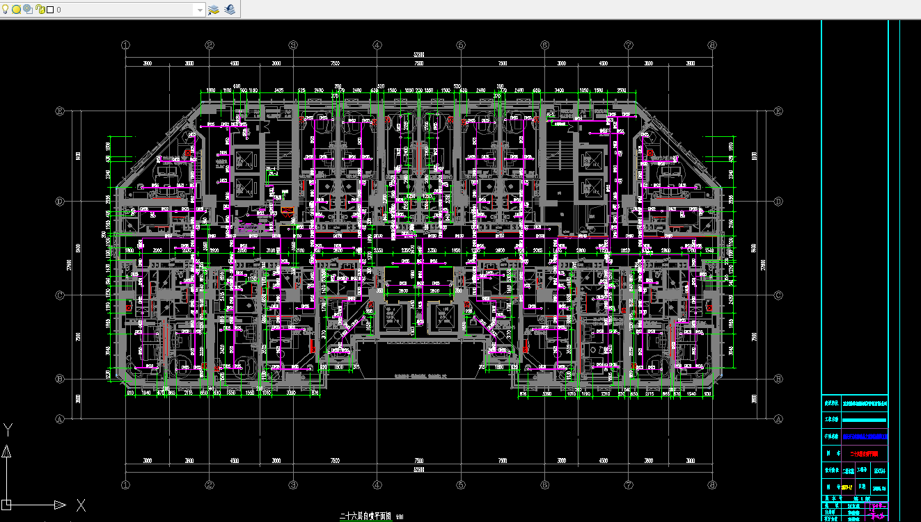 重庆开元名都臻品之选酒店装饰工程-二消水施实施施工设计图