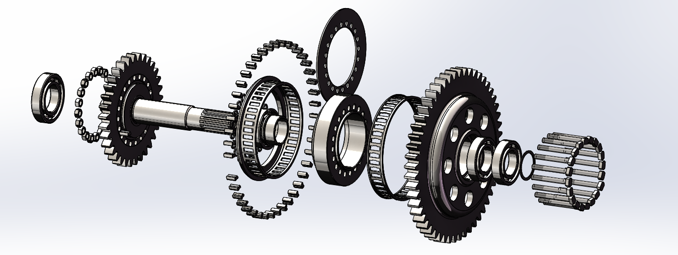 楔块式装载机超越离合器(二轴)