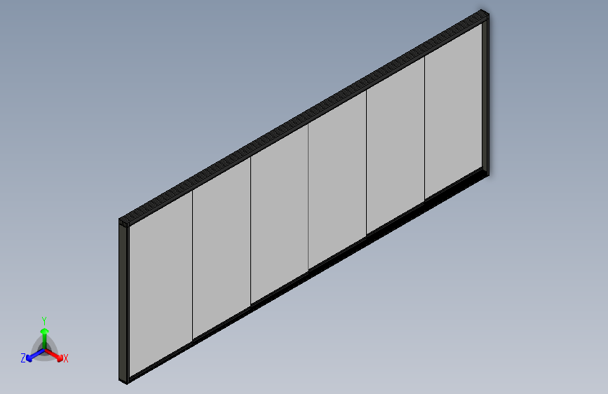 玻璃滑动墙套装 6 汤匙