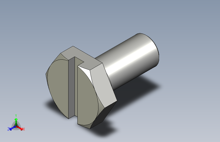 GB29.1-88 六角头头部带槽螺栓 A级和B级