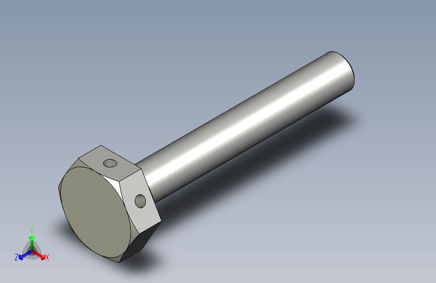 GB32.3-88 六角头头部带孔螺栓细牙 A和B级