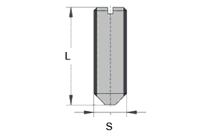 GB73-85 开槽平端紧定螺钉