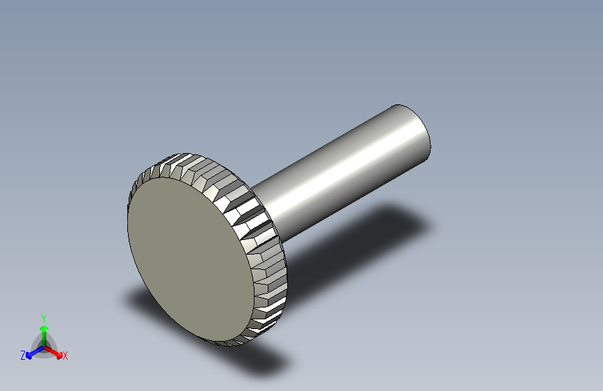 GB835-88 滚花平头螺钉