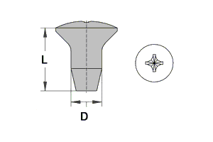 GB847_FH-85 H型槽F型半沉头自攻螺钉
