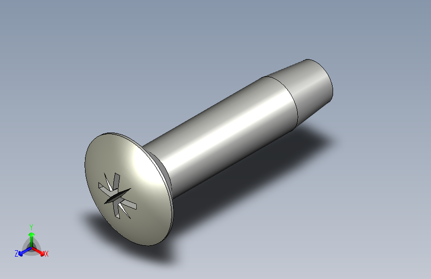 GB847_FZ-85 Z型槽F型半沉头自攻螺钉