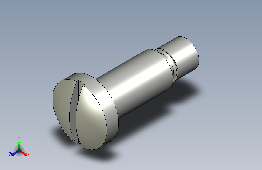 GB946-88 开槽球面圆柱头轴位螺钉