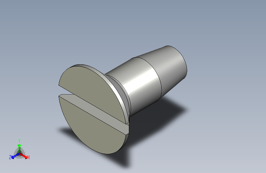 GB5283_F-85 开槽沉头自攻螺钉,F型