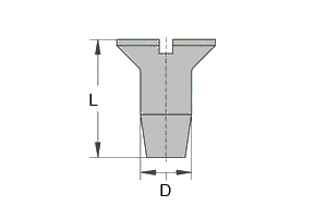 GB5283_F-85 开槽沉头自攻螺钉,F型