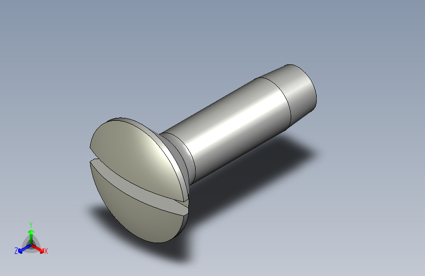 GB5284_F-85 开槽半沉头自攻螺钉,C型