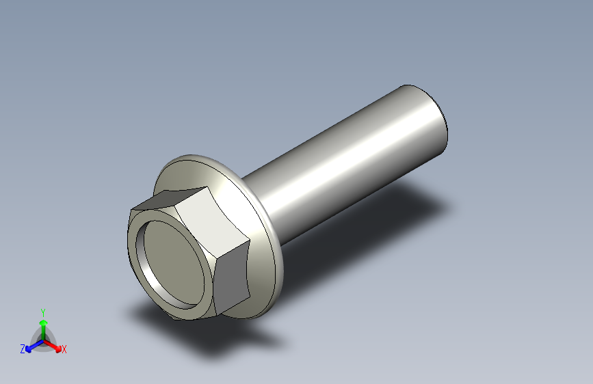 GB5789-86 六角法兰面螺栓 加大系列 B级