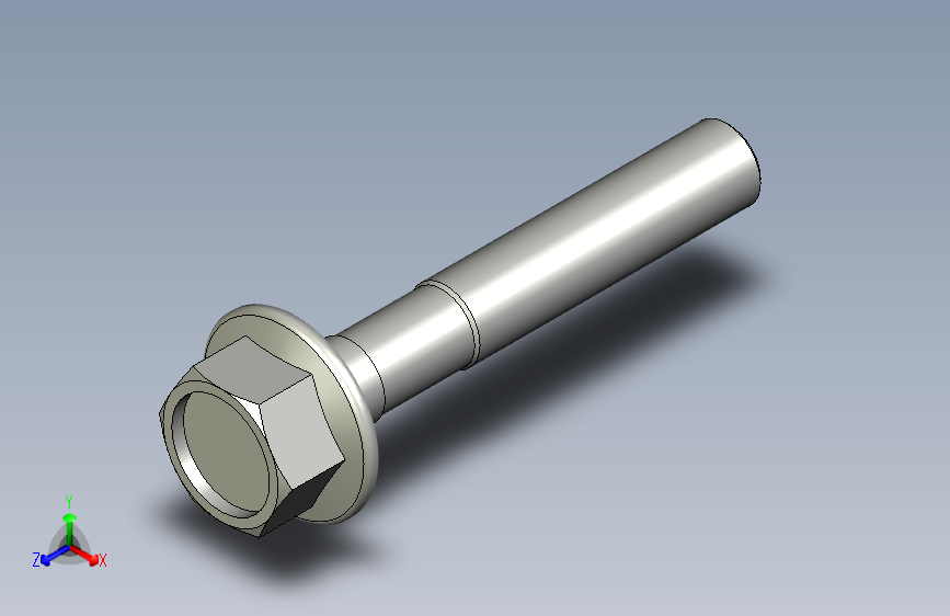 GB5790-86 六角法兰面螺栓 加大系列 细杆 B级