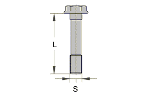 GB5790-86 六角法兰面螺栓 加大系列 细杆 B级