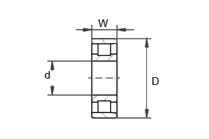 GB-T283_NF-1994 滚动轴承圆柱滚子轴承