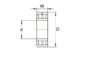 GB-T285_NNU_W33-1994 滚动轴承圆柱滚子轴承