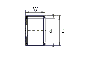 GB-T290_MF-1998 滚动轴承冲压外圈滚针轴承