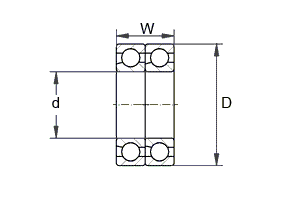 GB-T292_B_AC_DT-1994 滚动轴承角接触球轴承