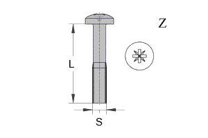 GB-T818_Z-2000 十字槽盘头螺钉