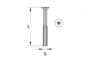 GB-T819_1_Z-2000 Z型十字槽沉头螺钉
