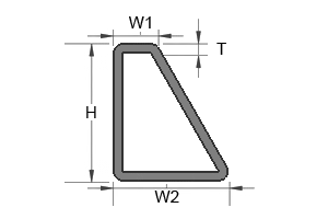 GB-T3094_F-2000 直角梯形钢管