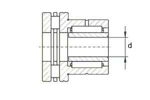 GB-T6643_NKXR00_IR-1996 滚动轴承滚针和推力圆柱滚子组合轴承