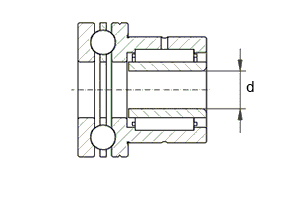 JB3122_NKXOO_IR-91 滚动轴承滚针和推力圆柱滚子组合轴承