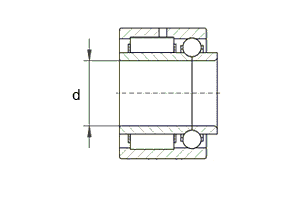 JB3123_NKIB0000-91 滚动轴承滚针和推力圆柱滚子组合轴承