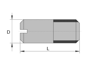 GB878-86 螺纹圆柱销