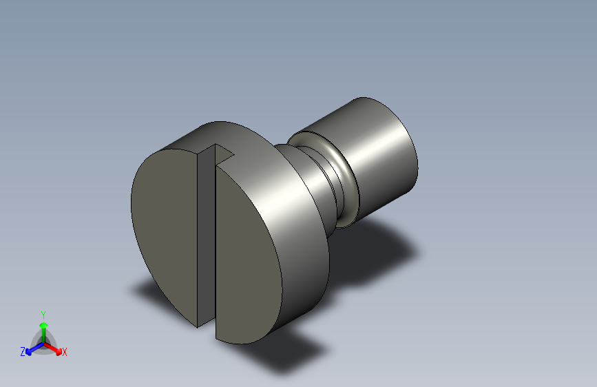 GB-T830-1988 开槽圆柱头轴位螺钉