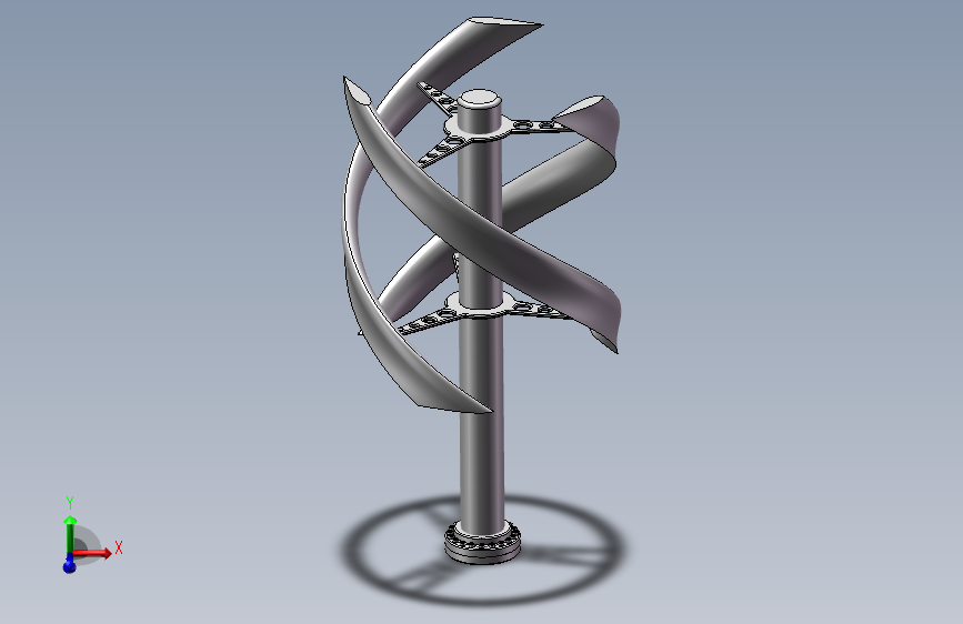 户外风力发电机设计模型--141343-30