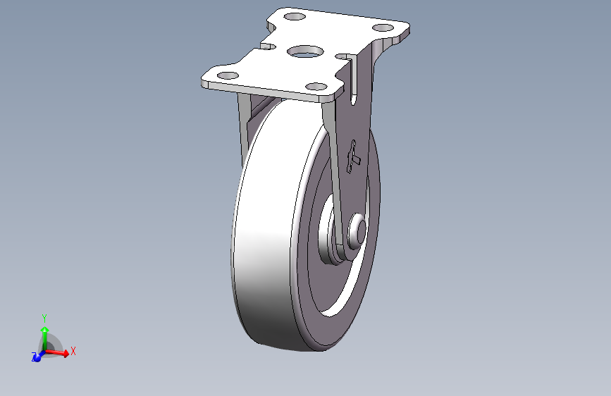 万向轮、轮子、直向脚轮φ75mm