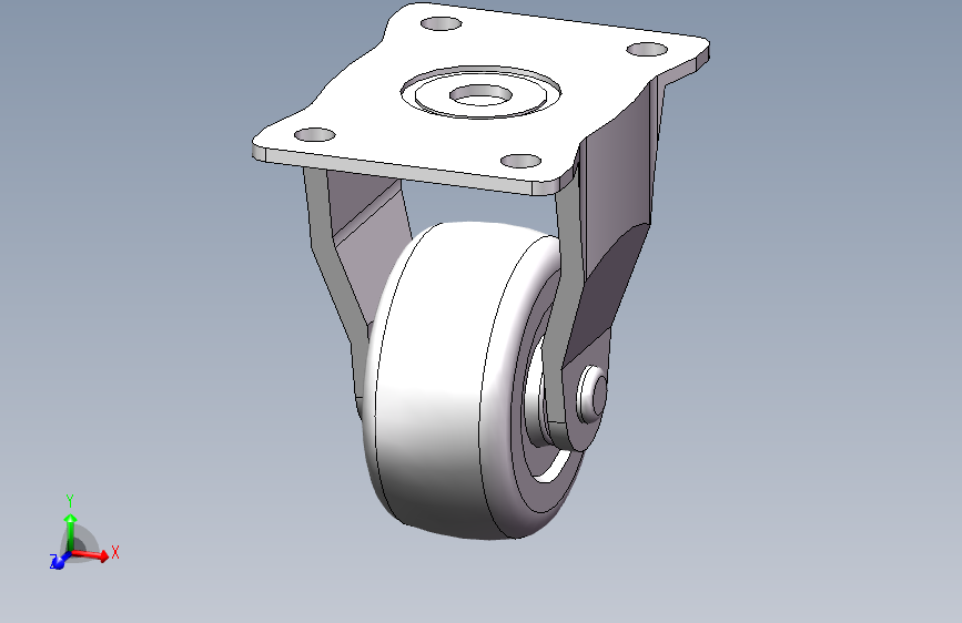 万向轮、轮子、平底固定脚轮φ65mm(3303350)