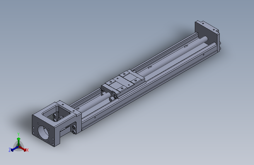 直线模组、滚珠丝杠导轨(40)