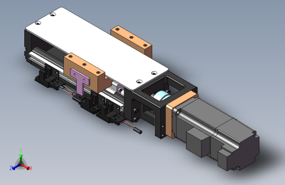 直线模组、滚珠丝杠导轨(43)