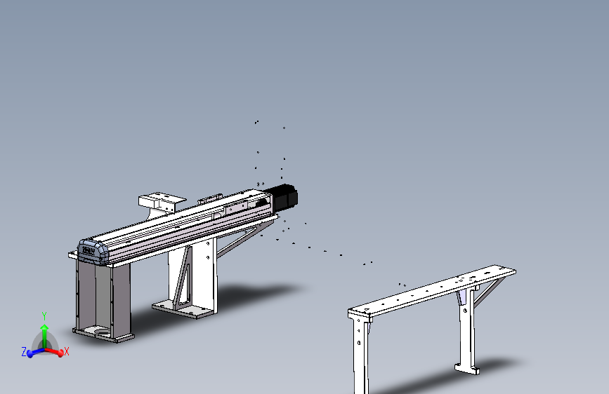 直线模组、三坐标系、390x640x662