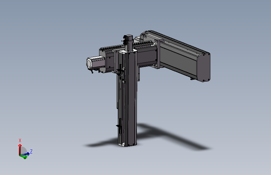 直线模组、三坐标系、557x342x603