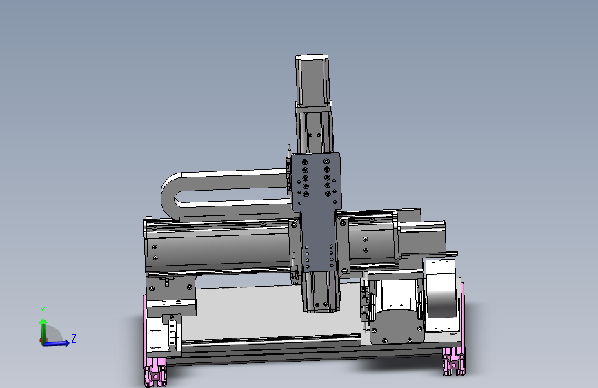 直线模组、三坐标系、454x371x471