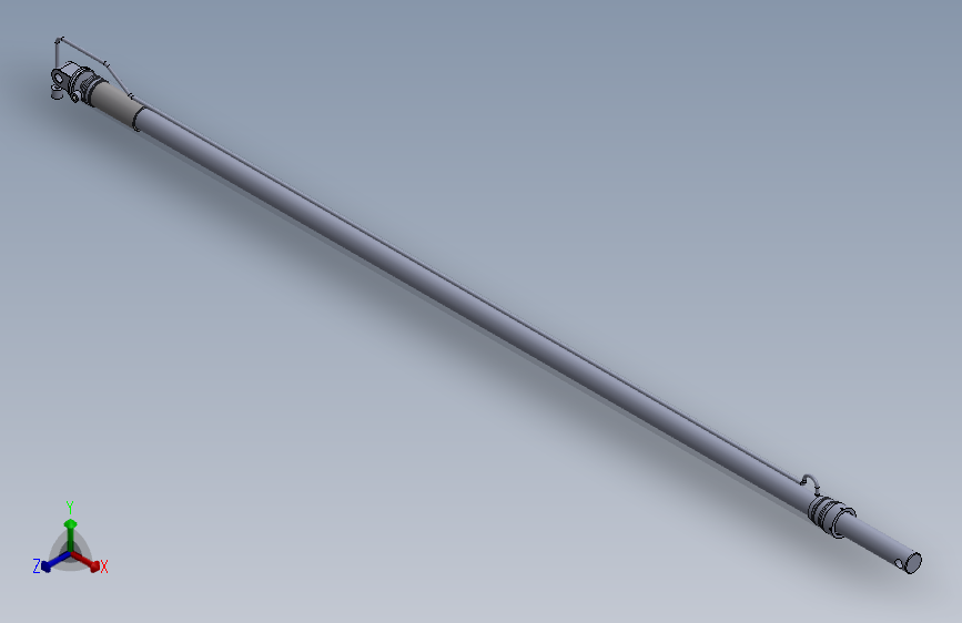 焊接式液压缸76.2x57.15x2434 mm