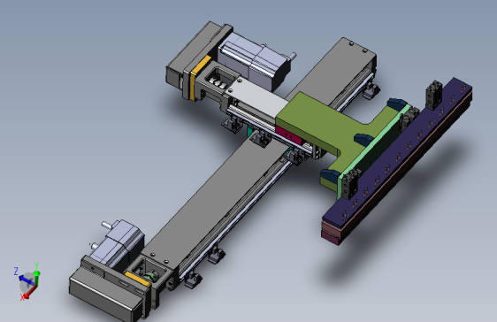 直线模组、三坐标系、500x168模组