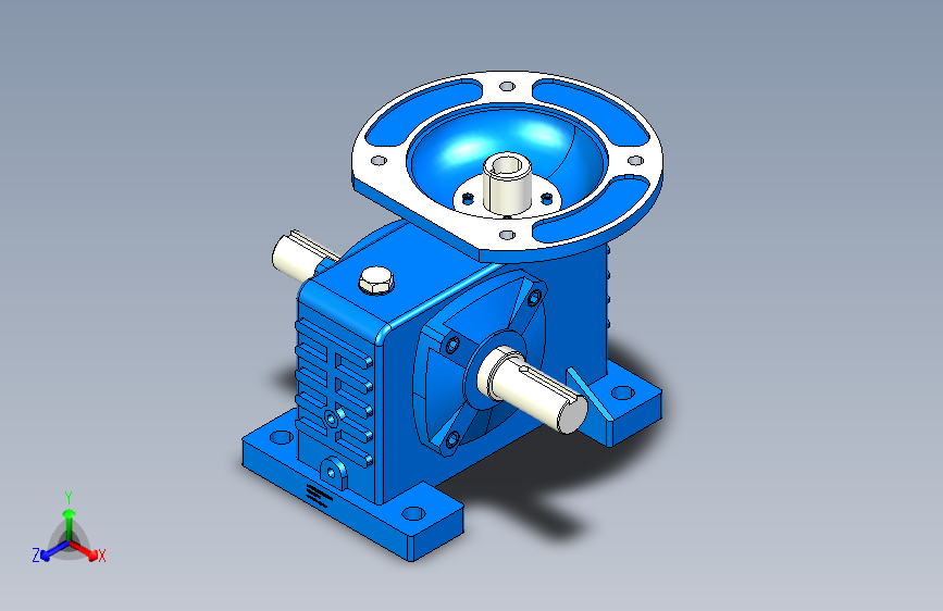 WPDZ型蜗轮蜗杆减速机型号70_70C1_100.75